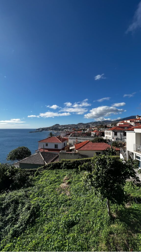 Blick auf Madeira und den Antlantik